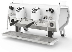 Рожковая кофемашина Sanremo D8 2 высокие гр, Подсветка групп+Cold Touch, Total White, белая фото