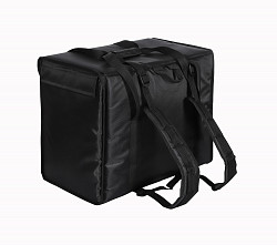 Терморюкзак для обедов Luxstahl 500х300х400 мм черный, фото 3