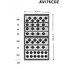Винный шкаф двухзонный Avintage AVI76CDZ фото