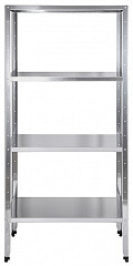 Стеллаж Luxstahl СР-1800х1200х300/4 нержавеющая сталь в Москве , фото 2