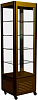 Шкаф кондитерский Полюс R400C Сarboma Люкс (D4 VM 400-1(коричневый-золотой, 1/2, INOX)) фото