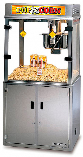 Аппарат для попкорна Gold Medal Single-Kettle 52-oz Medallion with LED Sign (44100) фото