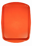 Поднос столовый из полипропилена  490х360 мм оранжевый полипропилен особо прочный