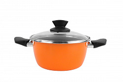 Кастрюля низкая с крышкой Vitrinor Valencia 21 24 в Москве , фото 1