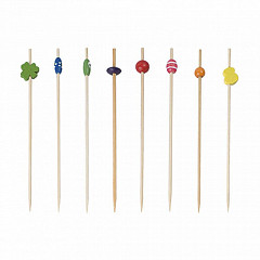 Пика Garcia de Pou Ассорти украшений 12 см, бамбук, 100 шт в Москве , фото