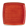 Тарелка мелкая квадратная Churchill Stonecast Berry Red SBRSDS101 26,8 см фото