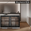 Монотемпературный винный шкаф Dunavox DAU-46.138SS фото