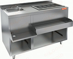 Барная станция коктейльная закрытая Hicold НБМКС-12/5БПК (без ящика) фото