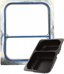 Матрица для запайки 2-х секционных лотков Kocateq Mold 227*178mm 2 sec в Москве , фото 1