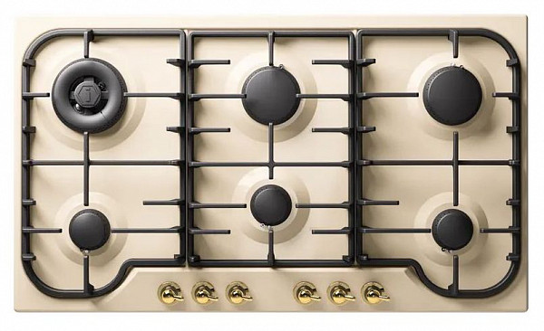 Варочная панель газовая Ilve HCB 906CN/AWB фото