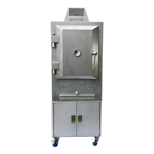 Печь на твердом топливе (хоспер) Bertha SS фото