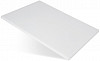 Доска разделочная Luxstahl 500х350х18 белая полипропилен фото