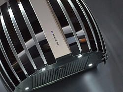 Островная вытяжка Falmec Prestige Isola Glass Black 75 в Москве , фото 4