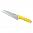 Нож поварской  PRO-Line 20 см, желтая пластиковая ручка, волнистое лезвие