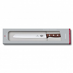 Нож для хлеба Victorinox Rosewood 21 см, ручка розовое дерево фото