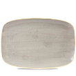 Блюдо прямоугольное  CHEFS Stonecast Peppercorn Grey SPGSXP141