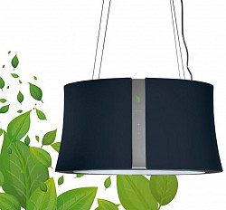 Островная вытяжка Falmec Zephiro Isola Glass Black в Москве , фото 5