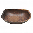 Салатник прямоугольный  26*25*7,5 см African Wood пластик меламин