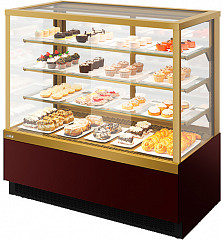 Витрина кондитерская Chilz Vete Kub Lux 130 шоколад/золотой глянец в Москве , фото 1