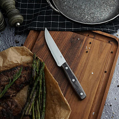 Нож для стейка P.L. Proff Cuisine 22,6 см Garwin Pakka Wood в Москве , фото 3