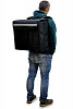 Терморюкзак для обедов Luxstahl 400х250х450 мм фольгированный черный фото