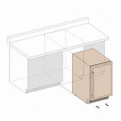 Встраиваемый винный шкаф Dunavox DAU-40.138SS в Москве , фото 7