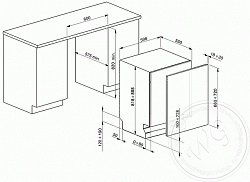 Посудомоечная машина Smeg STP364T в Москве , фото 2