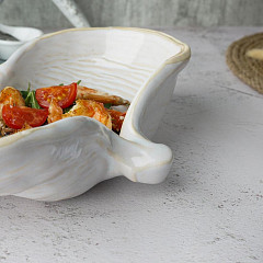 Салатник P.L. Proff Cuisine 325 мл 24,5*16 см h7 см Gray Shell Frutti di Mare (81241238) в Москве , фото 2