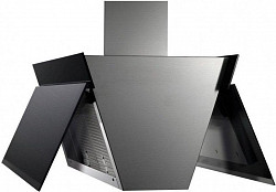 Островная вытяжка Falmec Butterfly Isola Glass Black 90 в Москве , фото 3