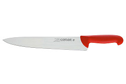 Нож поварской Comas 30 см, L 43,5 см, нерж. сталь / полипропилен, цвет ручки красный, Carbon (10113) в Москве , фото