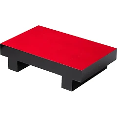 Блюдо для суши Prohotel сосна ,H=6,L=24,B=15см черный,красный (20-0007-2) в Москве , фото