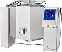 Котел пищеварочный Abat КПЭМ-250-ОМП со сливным краном в Москве , фото 1