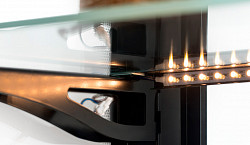 Витрина кондитерская Cryspi ВПВ 0,39-1,85 (Elegia Quad К 1250 Д) (Структ муар9010верх мат9005) в Москве , фото 4