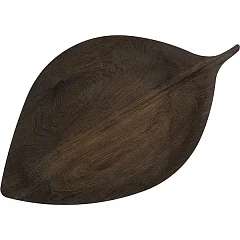 Блюдо для подачи Fuga Береза мореный дуб ,H=3,L=53,B=31см тем.дерево (03021815) в Москве , фото