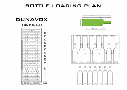 Винный шкаф монотемпературный Dunavox DX-194.490SSK в Москве , фото 2