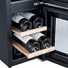 Винный шкаф двухзонный Libhof APD-12 black фото