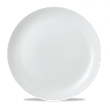 Тарелка мелкая без борта  28,8см, Vellum, цвет White полуматовый WHVMEV111