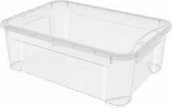 Контейнер с крышкой Restola 31 л 555х390х190 мм прозрачный, ПП [43126590195,4332471] в Москве , фото