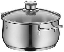 Низкая кастрюля WMF 07.3021.6040 Diadem Plus 20см в Москве , фото 3