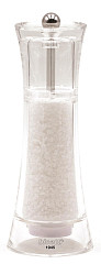 Мельница для соли Bisetti h 17,5 см, акрил, прозрачная, VERONA 8720S фото