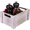 Подставка для набора для специй PPwood дуб ,H=11,L=22,8,B=16,5см св. дерево (03177001) фото