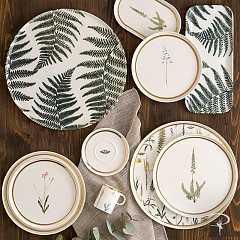 Тарелка пирожковая Porland BOTANICAL 18 см Цветок №4 (18CP18) в Москве , фото 4