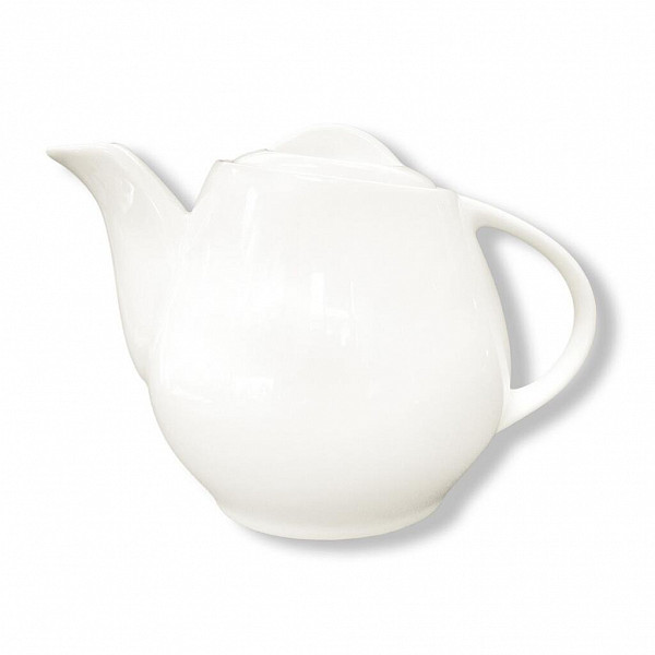 Чайник P.L. Proff Cuisine 400 мл белый фарфор Вевил фото