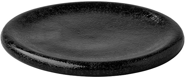 Тарелка мелкая Style Point Raw Design by Kevala 25,1 x 2,1 см, декор stone black (RD18331) фото