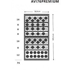 Встраиваемый винный шкаф Avintage AVI76PREMIUM в Москве , фото 14