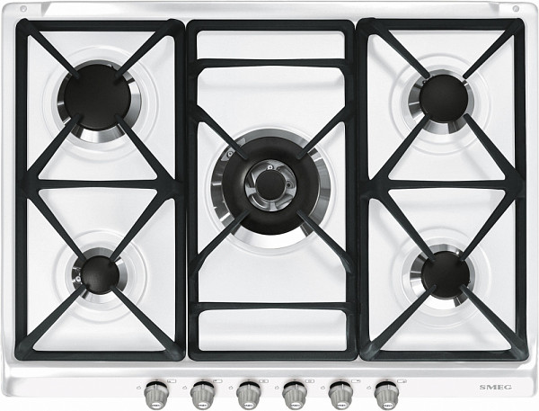 Варочная панель газовая Smeg SR775BS1 фото