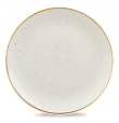 Тарелка мелкая круглая  Stonecast Barley White SWHSEV121 32,4см, без борта