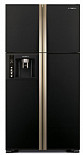 Холодильник Hitachi R-W722 PU1 GBK черное стекло