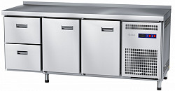 Холодильный стол Abat СХС-70-02 неохлаждаемая столешница с бортом (дверь, дверь, дверь)  (24120011110) в Москве , фото 3